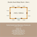 (Pre-order) Parklon Double Guard Baby Fence Baby Room - ETA Mid of Nov-6