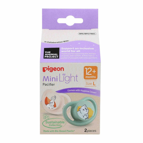 Pigeon Pacifier MiniLight Sustainable Collection BPP (2pcs)