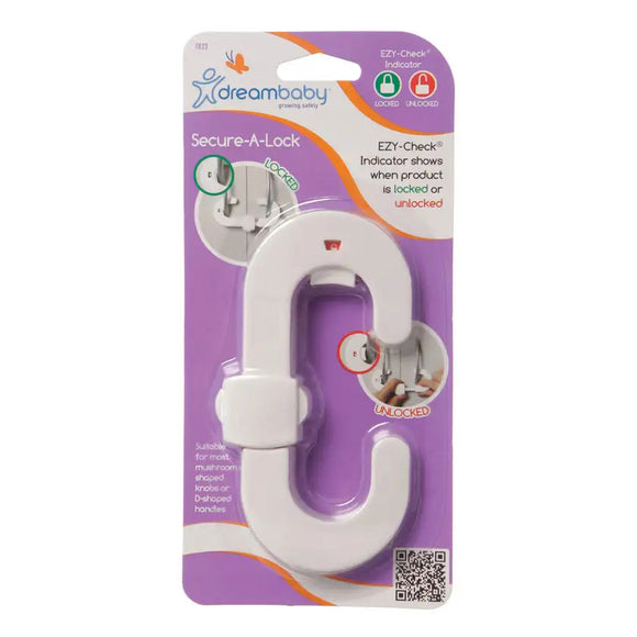 Dreambaby EZY-Check Secure-A-Lock Baby Safety Cabinet Door Lock