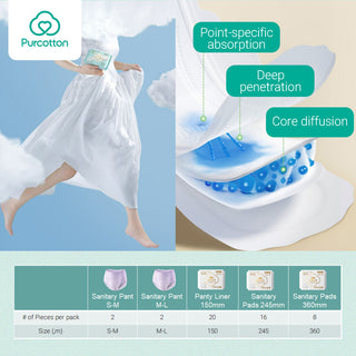 Purcotton Nice Princess MaxGuard Sanitary Pad Pure Cotton
