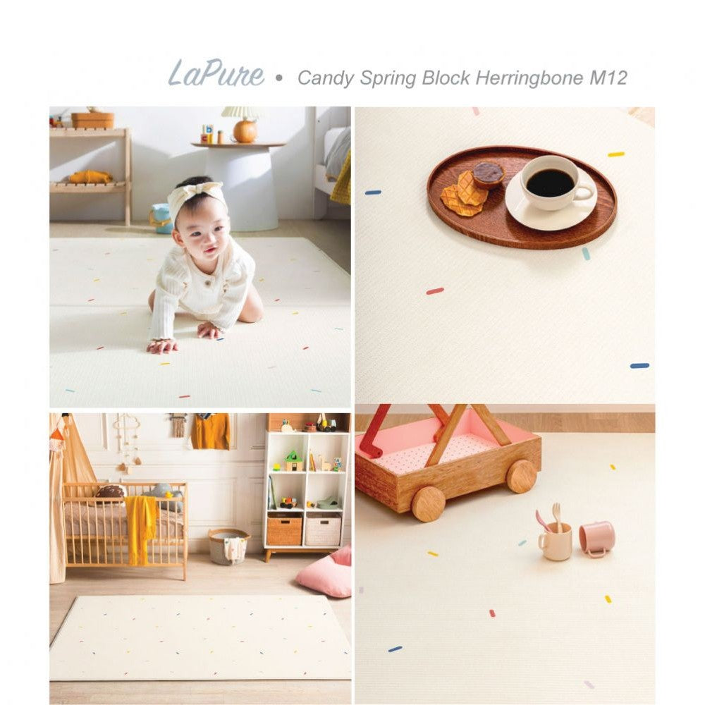 Parklon Lapure Playmat Candy Spring Block Herringbone (M12)