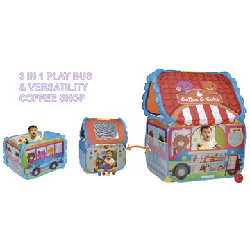 BabyOne Kids Coffee & Cake Play Tent Ball House (50pcs ball) - 0