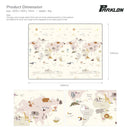 Parklon Single Sided PE Roll Mat Love the Earth (2000mm x 1500mm x 15mm)-3