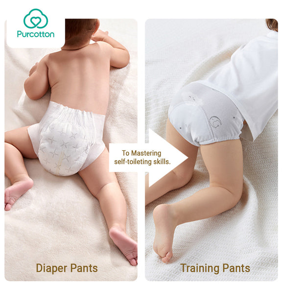 Purcotton Cotton Toilet Training Pants 2pcs