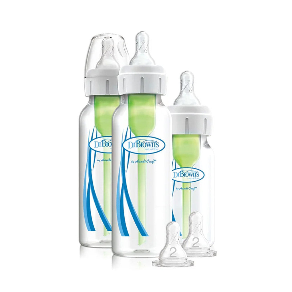 Dr Brown's Option + Narrow Neck Bottles Start Kit Set