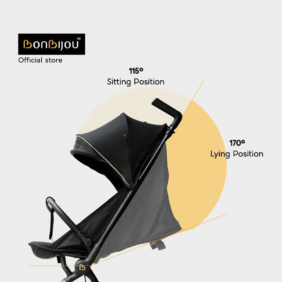 Bonbijou Mini-Go Compact Lightweight Travel Friendly Stroller