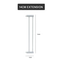 Lucky Baby Smart System BG-03 2 Way Swing Back Gate & Extention-5