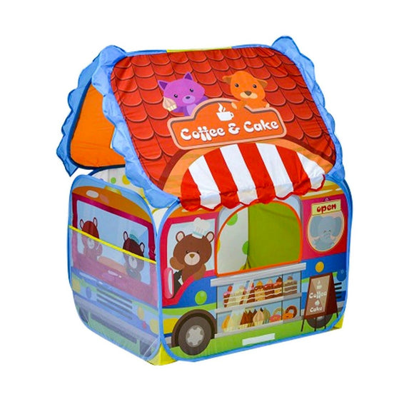 BabyOne Kids Coffee & Cake Play Tent Ball House (50pcs ball)