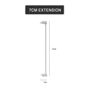 Lucky Baby Smart System BG-03 2 Way Swing Back Gate & Extention-4