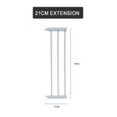 Lucky Baby Smart System BG-03 2 Way Swing Back Gate & Extention-6