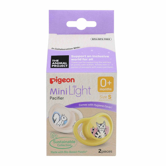 Pigeon Pacifier MiniLight Sustainable Collection BPP (2pcs)