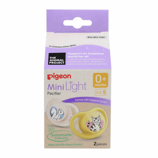 Pigeon Pacifier MiniLight Sustainable Collection BPP (2pcs)