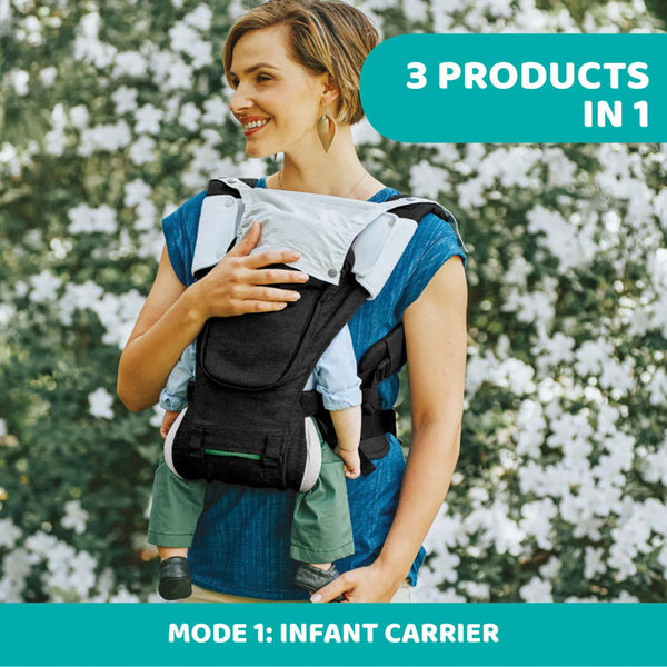 Chicco Hip Seat Baby Carrier - Private Black