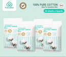 Purcotton Cotton Tissue Roll 15cm x 10 cm (50 sheets/pack)-4