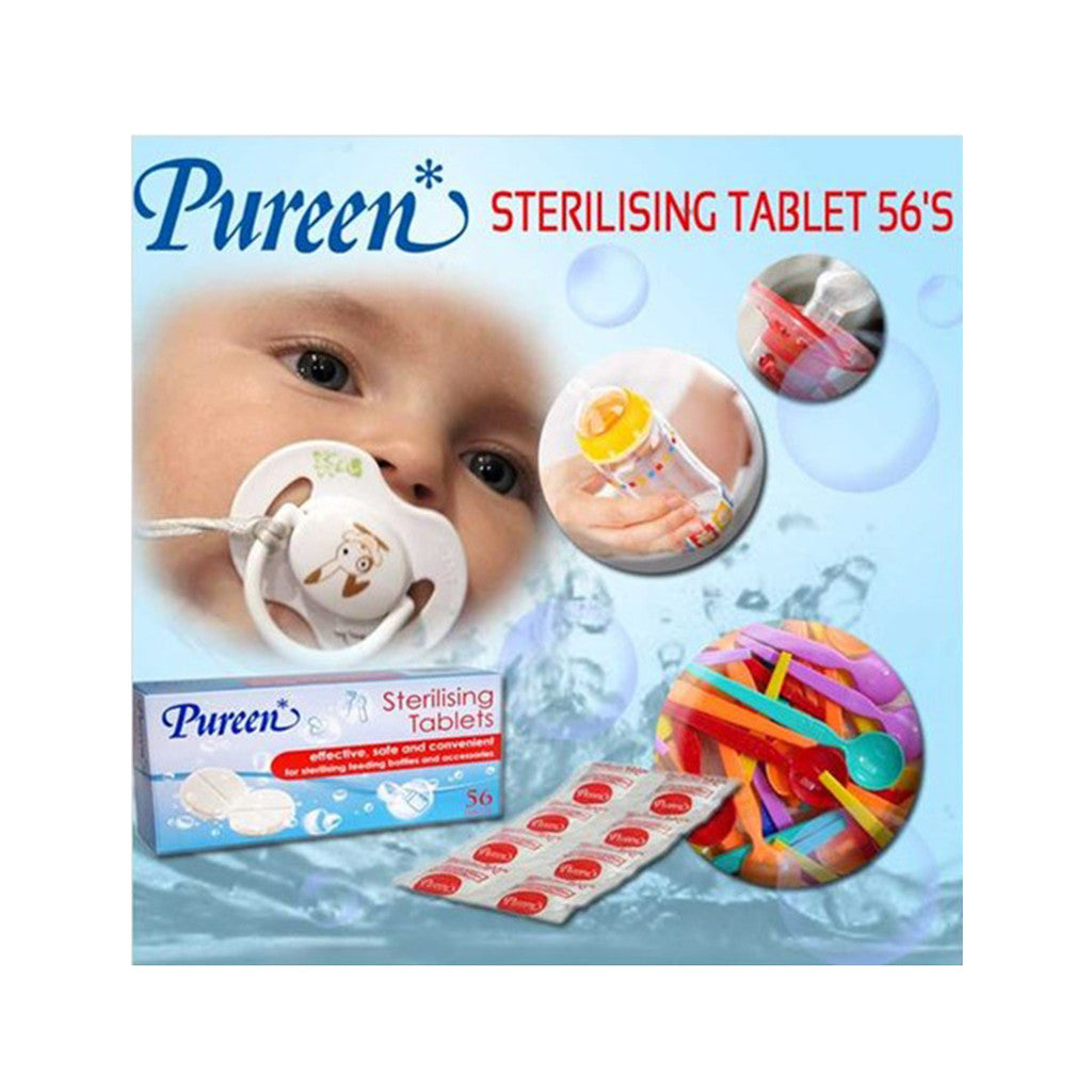 Pureen Sterilising Tablets 56's | Baby Kingdom Pte Ltd