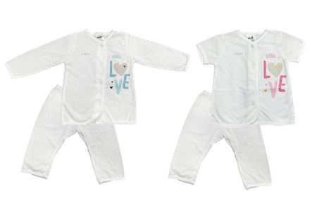 Tollyjoy short / Long Sleeve Suit with Button