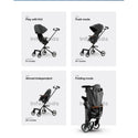 Qplay EASY Push Chair Magic Stroller Pram 4.8 kg Foldable and Light weight