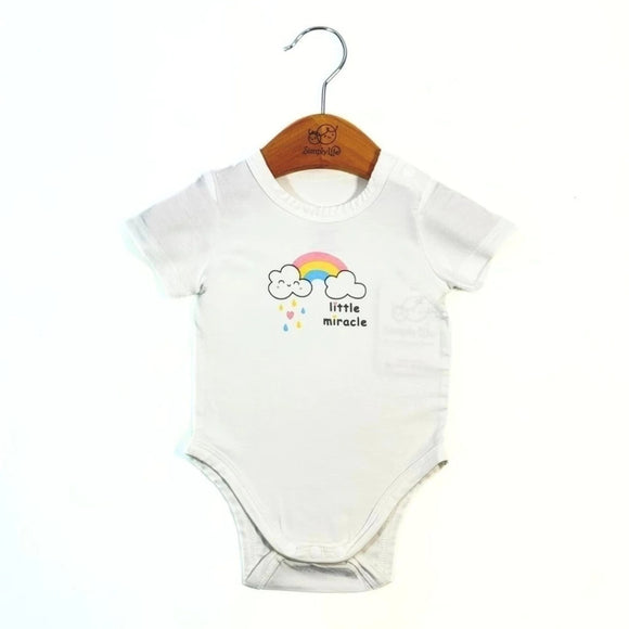 Simply Life Baby Bamboo Romper with shoulder button (Various Designs)