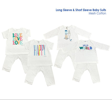 Tollyjoy short / Long Sleeve Baby Suit
