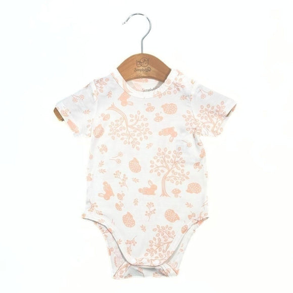 Simply Life Baby Bamboo Romper with shoulder button (Various Designs)
