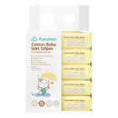 Purcotton 100% Cotton Baby Wet Wipes for Hand & Mouth-3