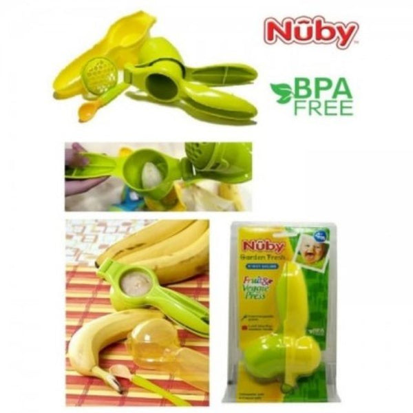 NUBY GARDEN FRESH FOOD BABY FRUIT & VEGGIE PRESS