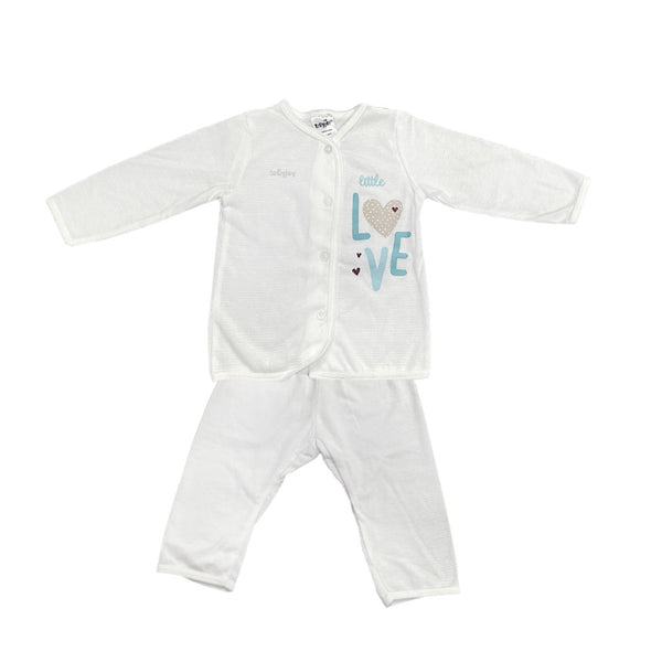Tollyjoy short / Long Sleeve Suit with Button