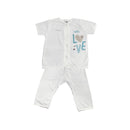 Tollyjoy short / Long Sleeve Suit with Button-2