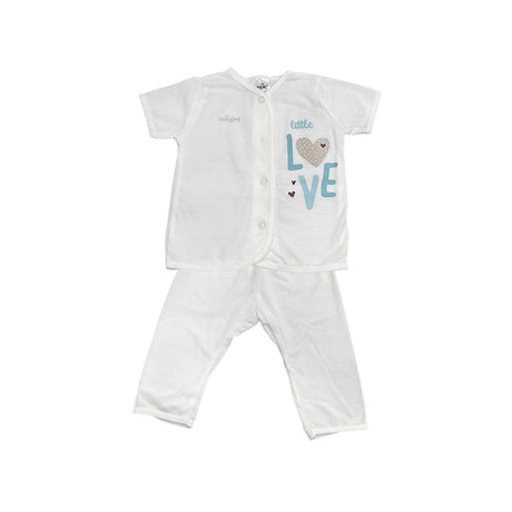 Tollyjoy short / Long Sleeve Suit with Button - 0