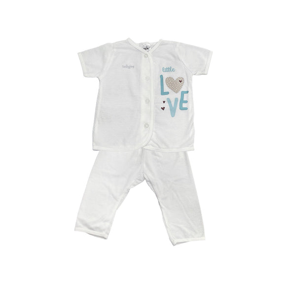 Tollyjoy short / Long Sleeve Suit with Button