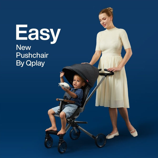 Qplay EASY Push Chair Magic Stroller Pram 4.8 kg Foldable and Light weight