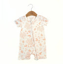 Simply Life Baby Bamboo Short sleeved Shortall (Zipper)-11