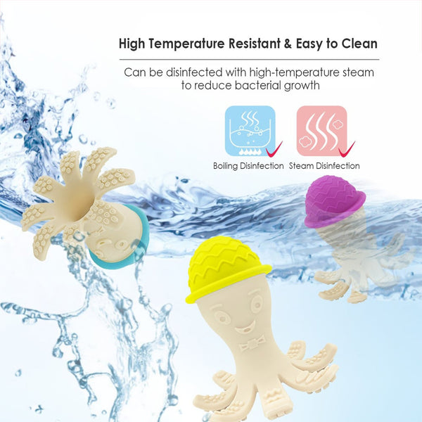 Puku Baby Gaga Teether Octopus