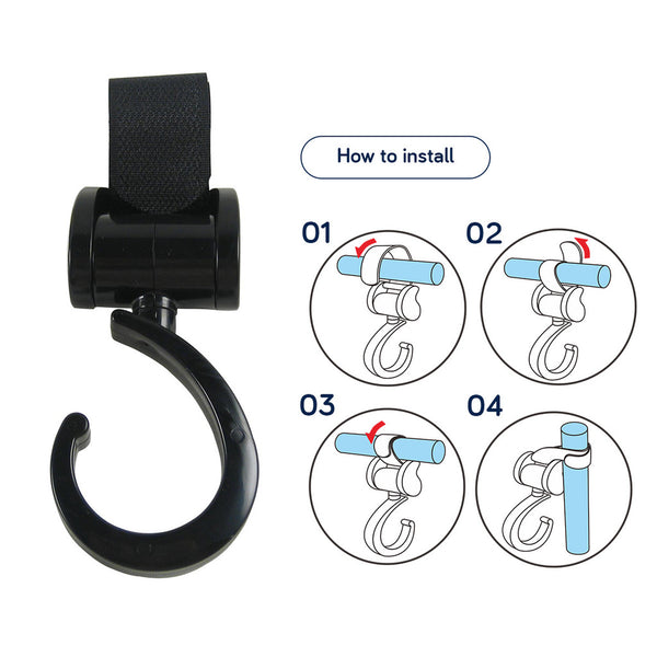 Babydreams Rotatable Stroller & Car Seat Hook