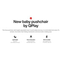 Qplay EASY Push Chair Magic Stroller Pram 4.8 kg Foldable and Light weight
