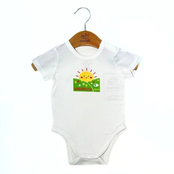 Simply Life Baby Bamboo Romper with shoulder button (Various Designs)