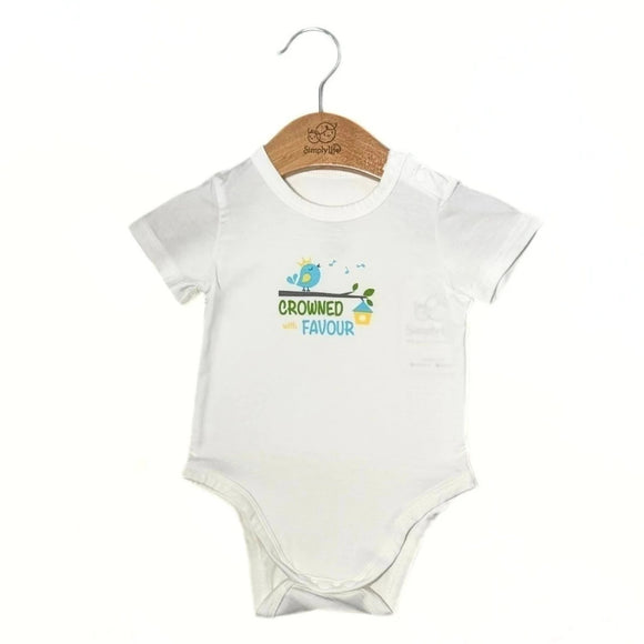 Simply Life Baby Bamboo Romper with shoulder button (Various Designs)