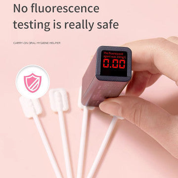 Lucky Baby Disposable Baby Soft Knitted Gauze Oral / Tongue Cleaner for Newborn Toothbrush Mouth Cleaning