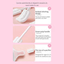 Lucky Baby Disposable Baby Soft Knitted Gauze Oral / Tongue Cleaner for Newborn Toothbrush Mouth Cleaning-4