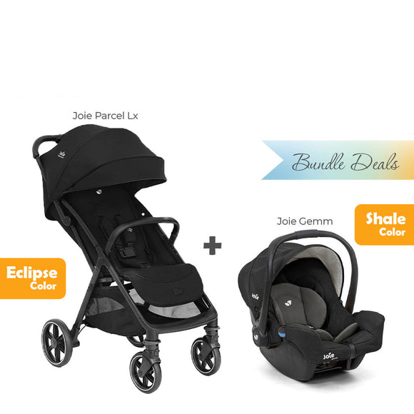 Joie Parcel Lx Stroller + Gemm Infant Car Seat (Stroller + Car Seat)