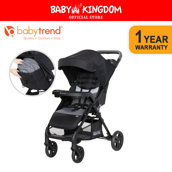 Baby Trend Passport Cargo Stroller Travel System one hand folded