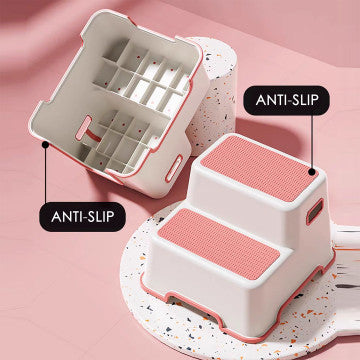 Lucky Baby Toddler 2 step level stool