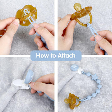 Lucky Baby Clipy'Go Silicone Pacifier Chain