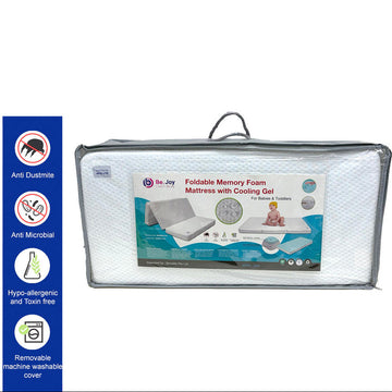 Bejoy Foldable Mattress with Cooling Gel for Baby & Newborn