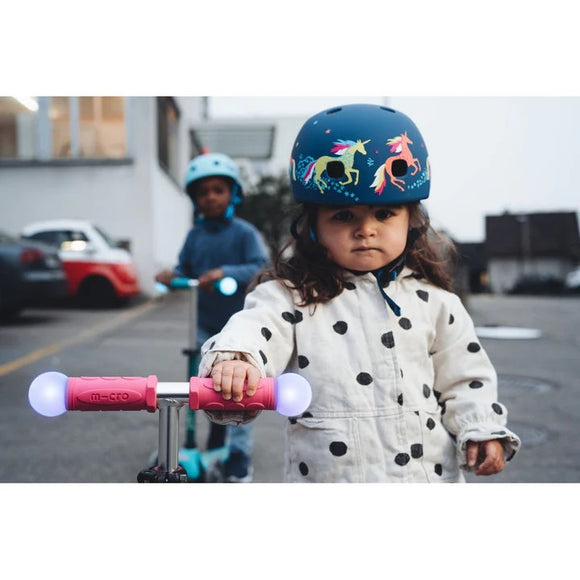[2Yrs Local Warranty] Micro Mini Deluxe Magic LED Kid Scooters - 3 Colors (2-5yrs)
