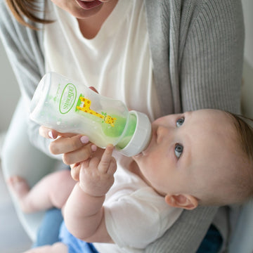 Dr. Brown’s™ Anti-Colic Options+™ Wide-Neck Baby Milk Bottle with Level 2 Teat (Giraffe Design) - 0