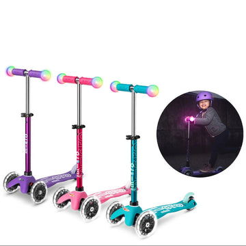 [2Yrs Local Warranty] Micro Mini Deluxe Magic LED Kid Scooters - 3 Colors (2-5yrs)