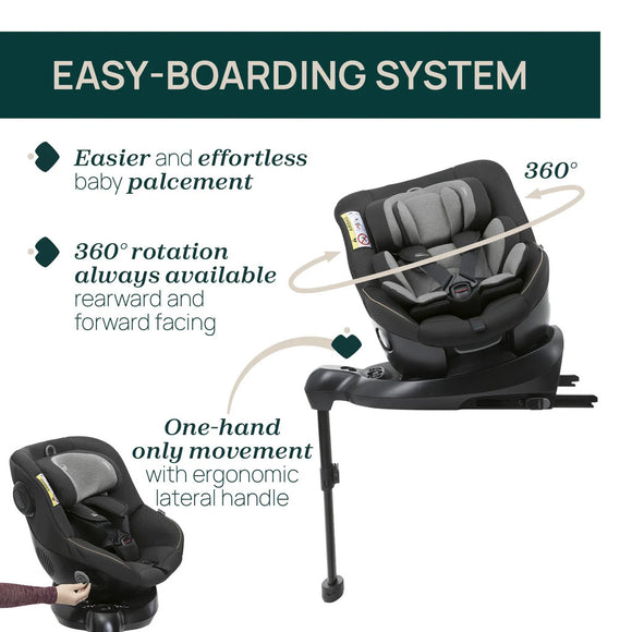 Chicco Seat105 Car Seat with 360 degree and isofix (Birth - 4 Years)