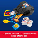 Fisher Price 1988 Medical Kit 11-Piece Pretend Play Set, Mattel 80th Flashback Playback-2