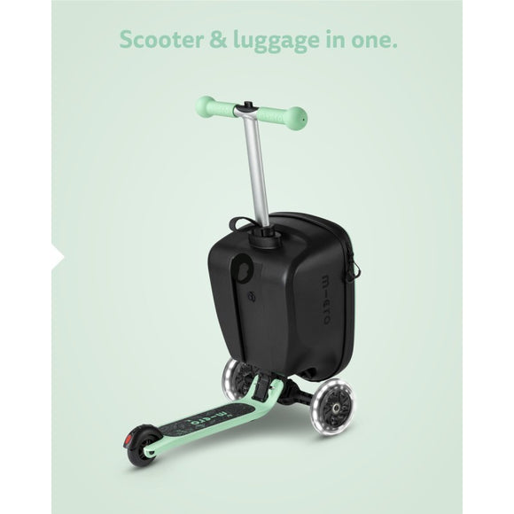 Micro Scooter Luggage Junior Kids Ride-On Suitcase 2-Wheel Cabin Size Travel Bag